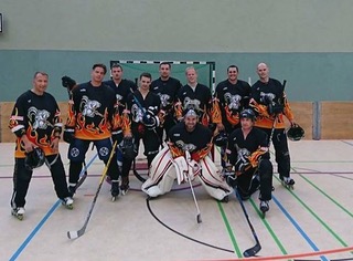 Mannschaftsbild des Inline-Hockey Teams